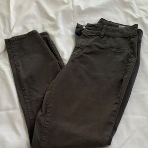 Maurices Dark Gray Skinny Pants